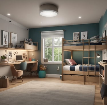 Bright living room with modern inventory