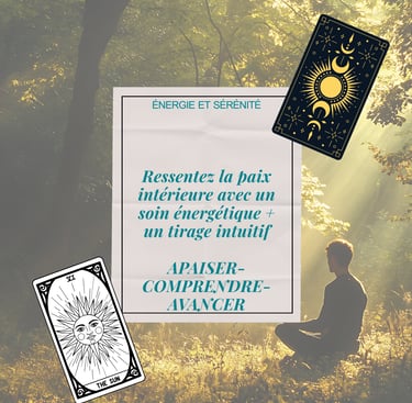 Soin energetique et tirage intuitif a distance Avignon