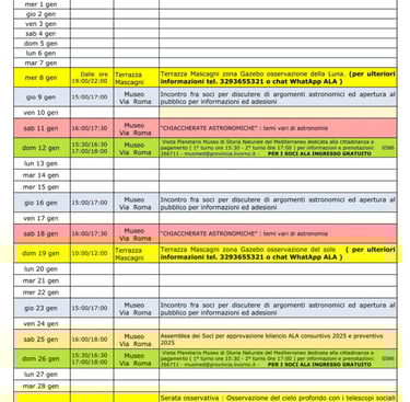 Fai click per andare al programma