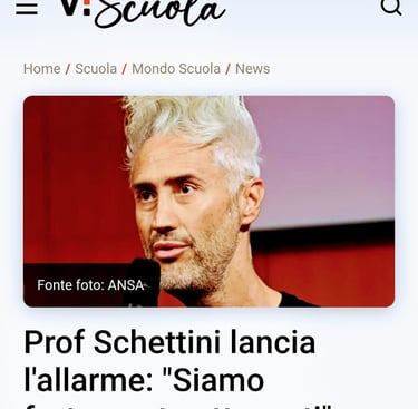 Click per leggere l'articolo del prof. Schettini