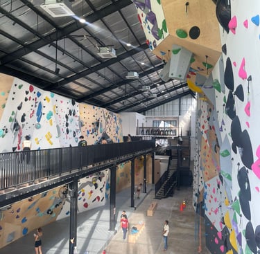 Train in Bali at Rock Island Climbing Gym with bouldering, top-rope, and lead walls for all levels.