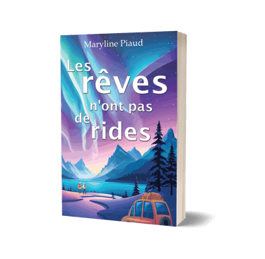 a book cover of a book with a car in the background