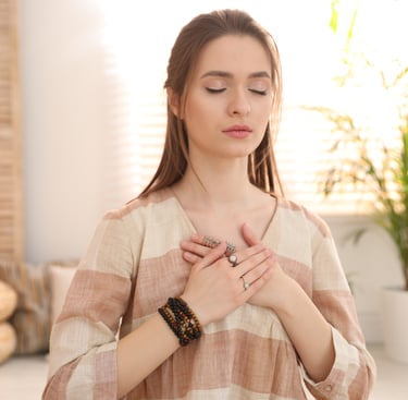 This picture shows the calm that a person can feel when they learn how to cope with anger.