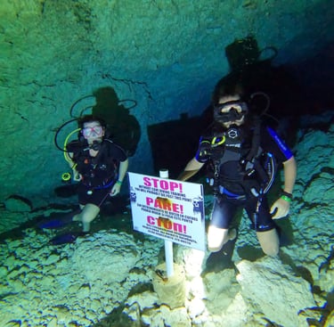 curso de buceo en cavernas