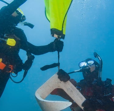 curso de buceo de busqueda y recuperacion