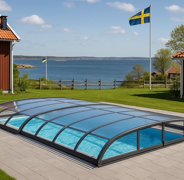Skräddarsydda pooltak