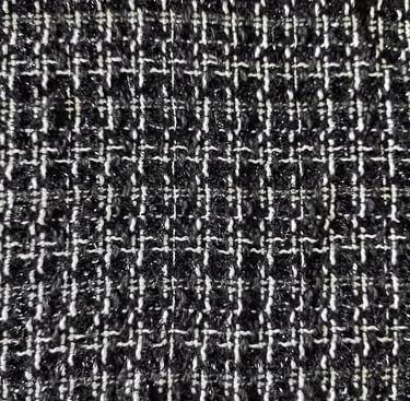 Chanel style fabrics, Yarn-dyed woollen tweed