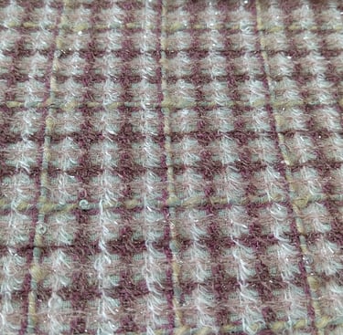 Chanel style fabrics, Yarn-dyed woollen tweed