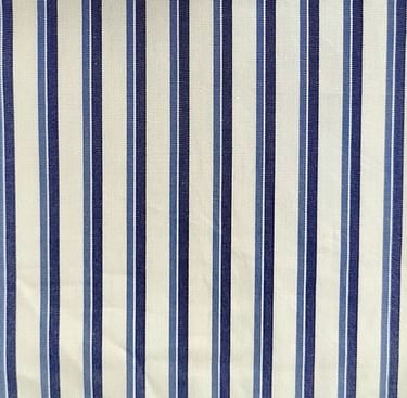 a striped shirt with a blue and white striped shirt