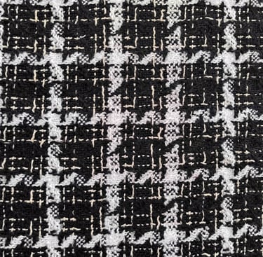 Chanel style fabrics, Yarn-dyed woollen tweed