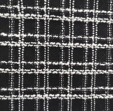 Chanel style fabrics, Yarn-dyed woollen tweed