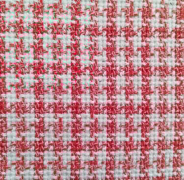 Chanel style fabrics, Yarn-dyed woollen tweed