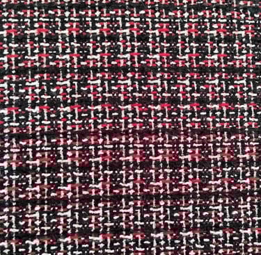 Chanel style fabrics, Yarn-dyed woollen tweed