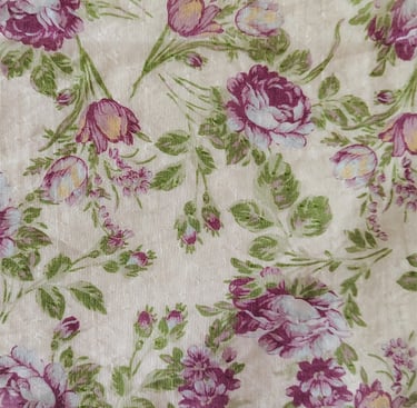 a close up of a floral print fabric