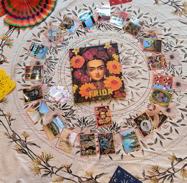 atelier bibliothérapie adulte Caen Flow créatif Frida Kahlo Mexique art-thérapie