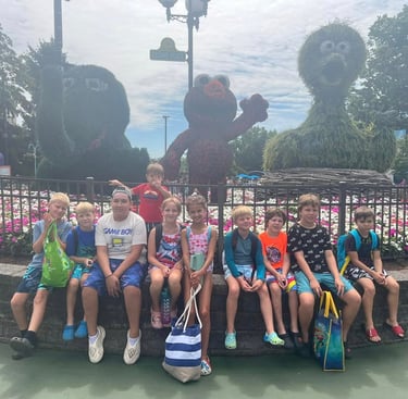 Children exploring nature at Kids Land Daycare, Warminster