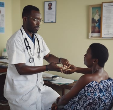 A mobile-friendly contact form design for b & s ghana medical distribution.