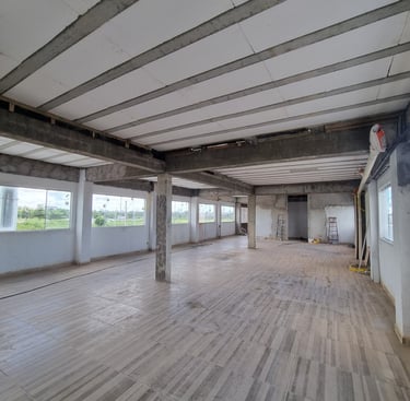 Foto da obra vista interior, Área comercial, CEASA-PE.