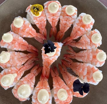 Sushi hecho al momento estilo el catering Rollo Privado Barcelona