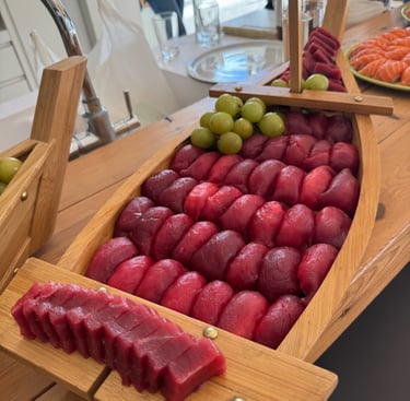 Catering japonés en Barcelona con sushi fresco