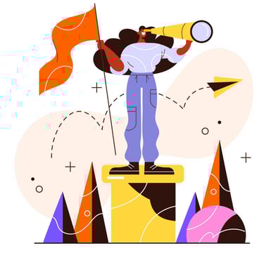 Illustration sensorielle symbolisant transformation intérieure et écoute bienveillante