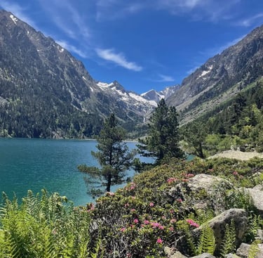  le lac de gaube hors saison à Cauterets accessible depuis la Grange russell