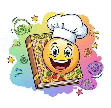 a chef emoticon with a chef hat on it