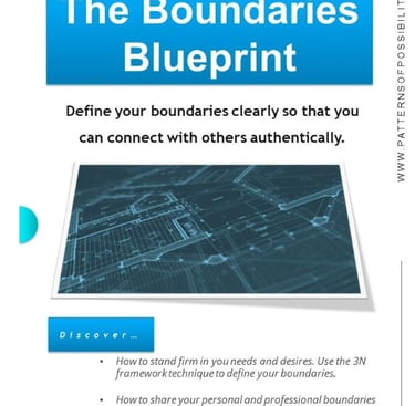 The Boundaries Blueprint — free PDF guide to setting healthy boundaries for AuDHD adults