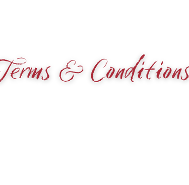 Terms & Conditions written in chalk