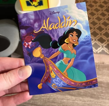 Princess Advent Calendar - Aladdin Front Cover