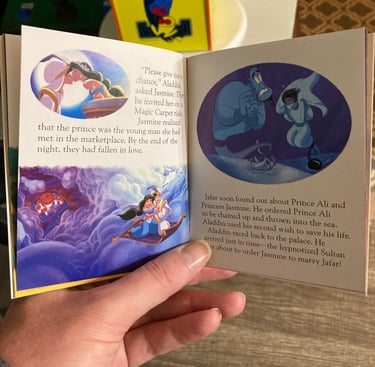 Princess Advent Calendar - Aladdin Interior Booklet