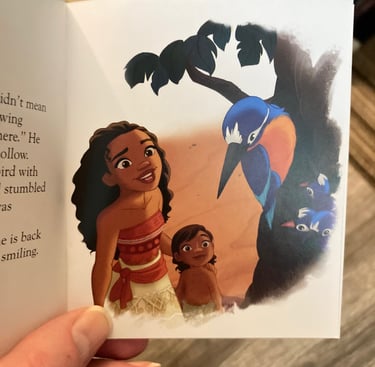Princess Advent Calendar - Moana Booklet Interior