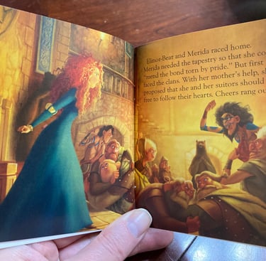 Disney Advent Calendar Brave Booklet Interior