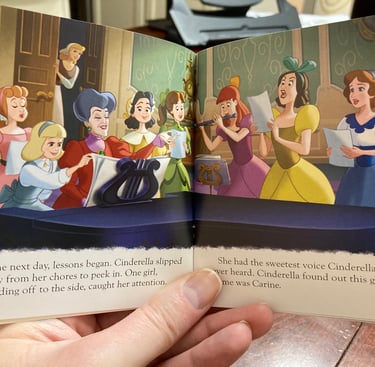 Disney's Princess Advent Calendar Cinderella Tries Some Reconnaisance