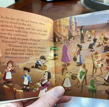 Disney's Princess Advent Calendar Rapunzel the Painting Instructor
