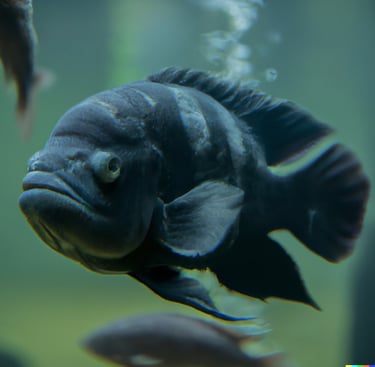 Tilapia noir élevés au sein de l'association MOBOVOME