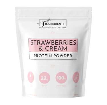 Strawberries and cream protein powder
