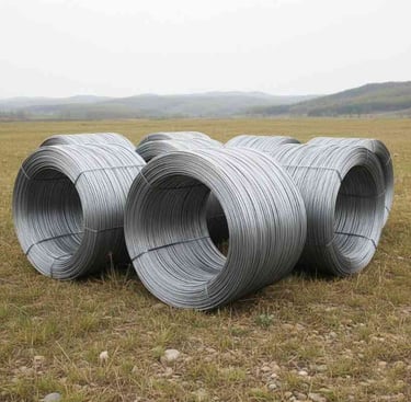 “Bulk packed aluminium conductors in coils for export shipping and wholesale supply”