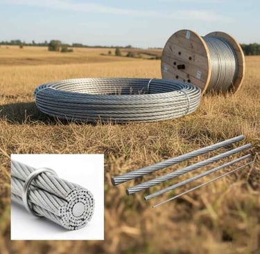 “View of aluminium conductors displaying uniform layering and smooth finish”