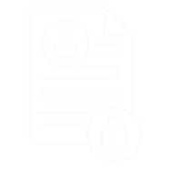 An icon with transparent background representing the concept Privacy Policy on website