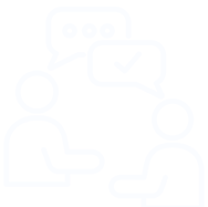 An icon with transparent background representing the concept Support on website