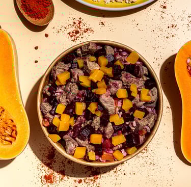 a bowl of food with a bowl of food on it