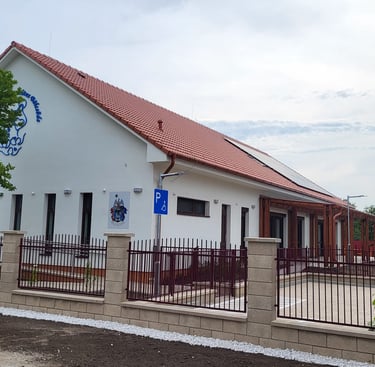 Új fehértői bölcsöde Asia-Global kft építette