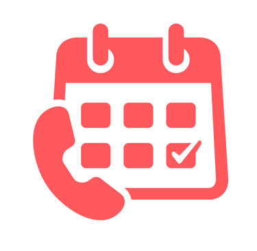 a phone and calendar icon