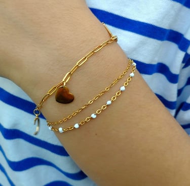 Bracelets en acier inoxydable minimalistes élégants et tendance