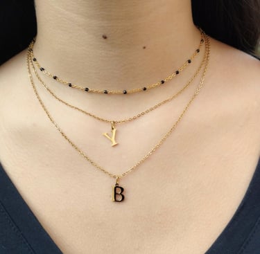 Colliers en acier inoxydable minimalistes élégants et tendance