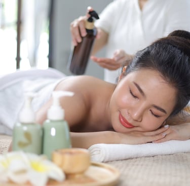 Premium spa services in Perumbakkam with elegant interior and professional beauty treatments at Peac