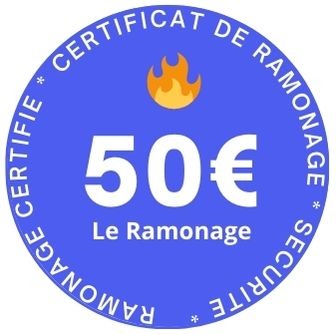 Certificat de ramonage officiel 50 euros pas cher