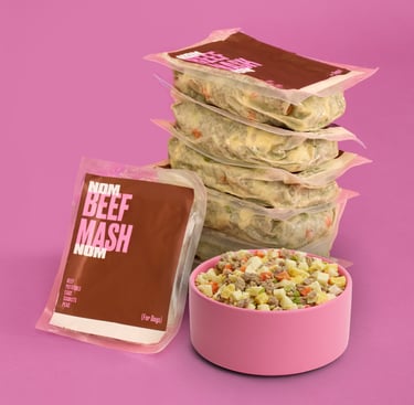 Nom Nom Beef Mash dog food