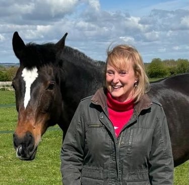Photo of woman with horse